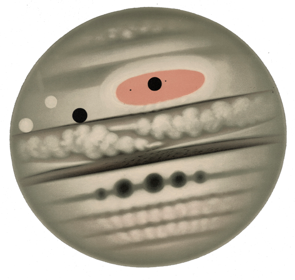 The planet Jupiter. Observed November 1, 1880